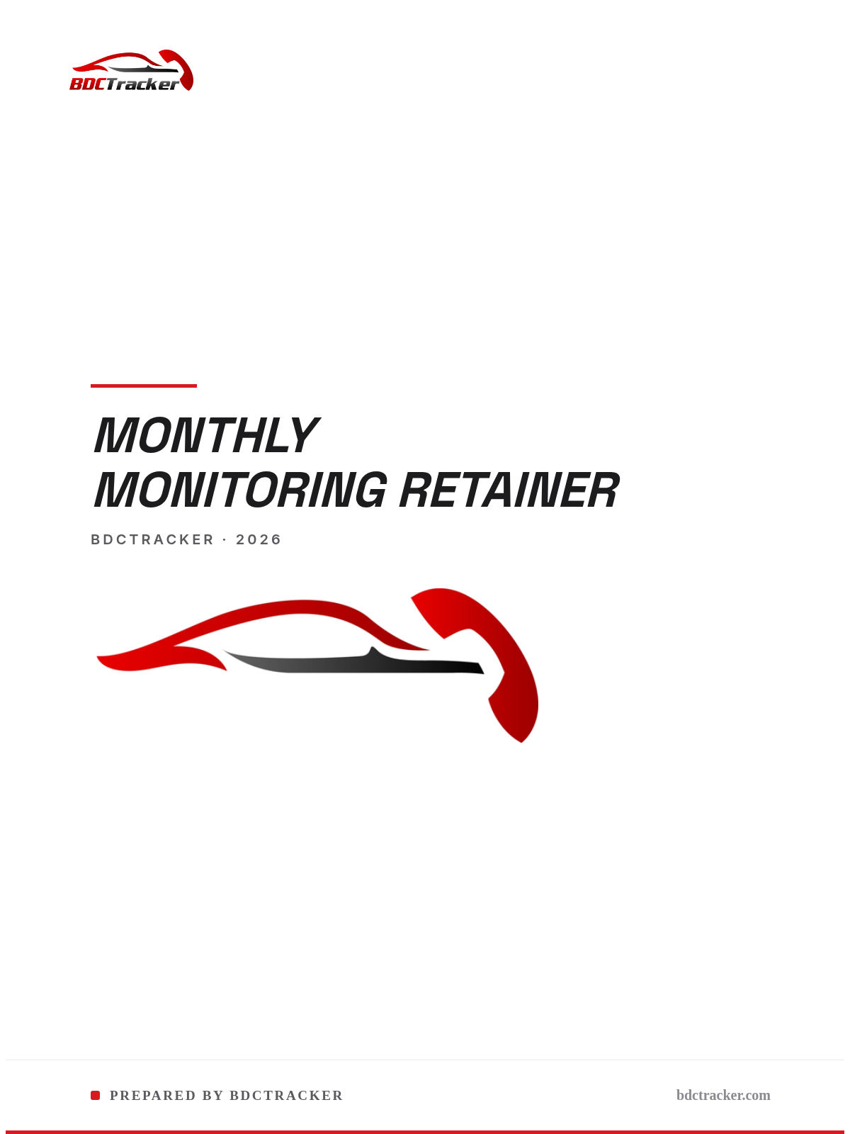 Monthly Monitoring Retainer — cover